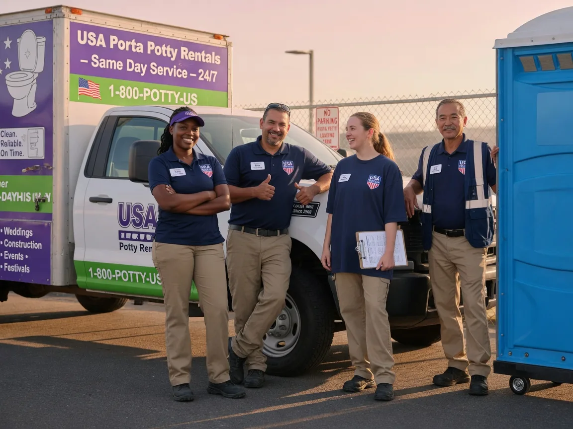 Porta Potty Rental company in Englishtown, NJ